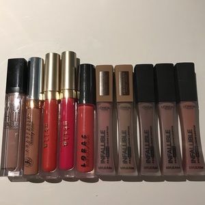 Liquid lipstick/lip lacquer/lip gloss bundle
